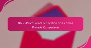 DIY vs Professional Renovation Costs: Small Projects Comparison