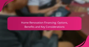 Home Renovation Financing: Options, Benefits and Key Considerations