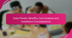 Solar Panels: Benefits, Cost Analysis and Installation Considerations